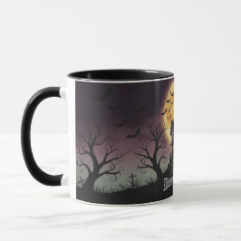 Caneca de Halloween Casa Assombrada
