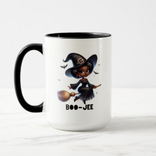 Caneca de Halloween da Bruxa Negra BOO-JEE
