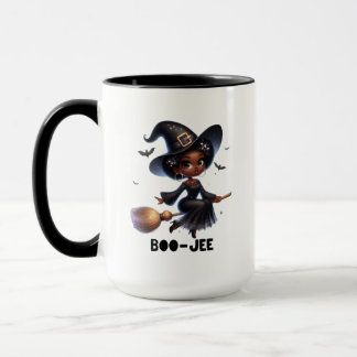 Caneca de Halloween da Bruxa Negra BOO-JEE