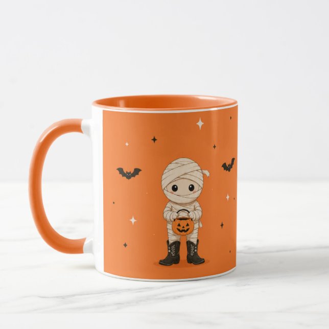 Caneca de Halloween da Mamãe Kawaii Fofa (Esquerda)