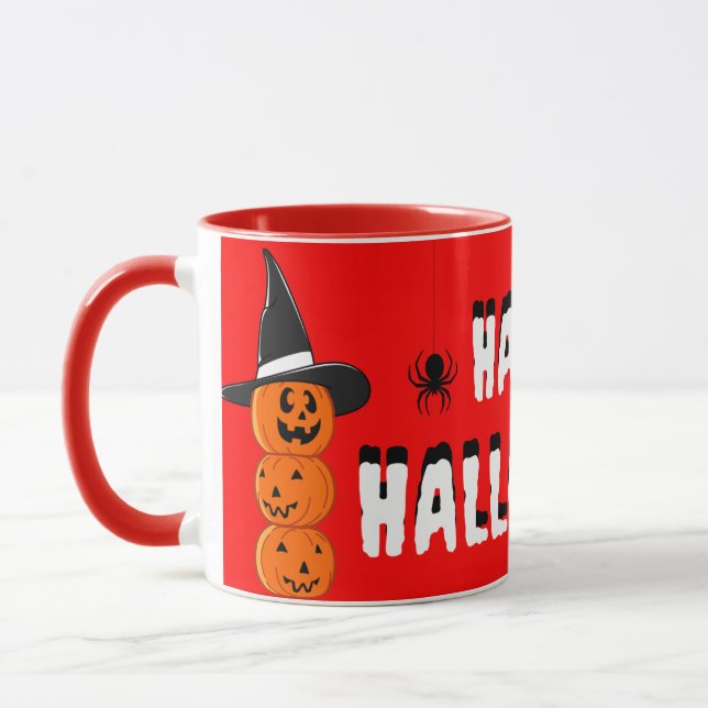 Caneca de Halloween de Abóbora (Esquerda)