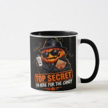 Caneca de Halloween de Abóbora Top Secret 2 Lados