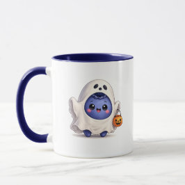 Caneca de Halloween de Fantasma Fofo