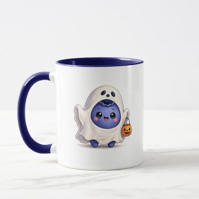 Caneca de Halloween de Fantasma Fofo (Esquerda)