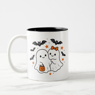 Caneca de Halloween de Fantasma Fofo | Xícara de C