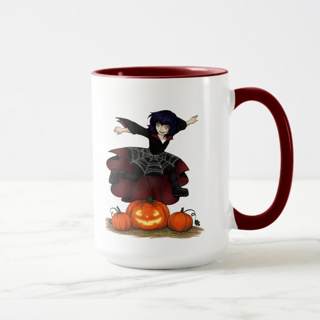 Caneca de Halloween Hopping Hazel (Direita)