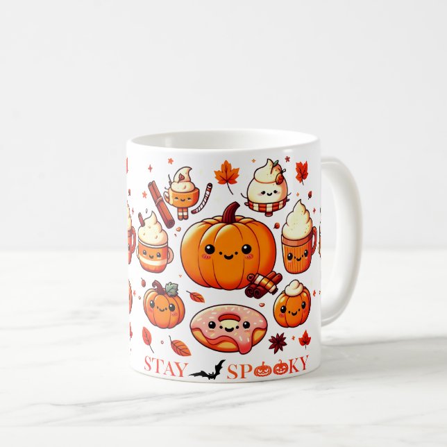 Caneca de Halloween para presente (Frente Esquerda)