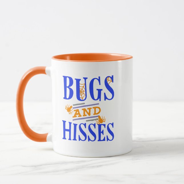 Caneca de Halloween - Presente de Piada de Aranha  (Esquerda)