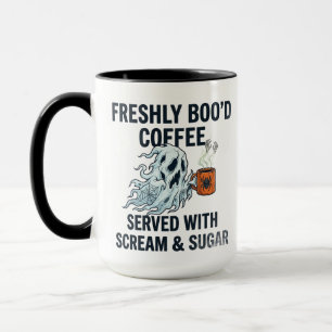 Caneca de Halloween Pun Boo - Presente de Xícara d