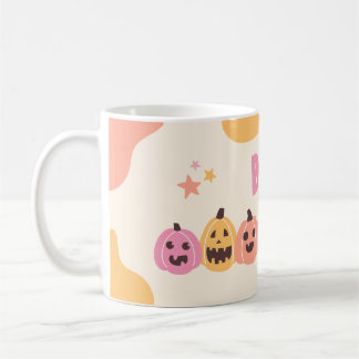 Caneca de Halloween Spooky - Abóbora, Espírito e D