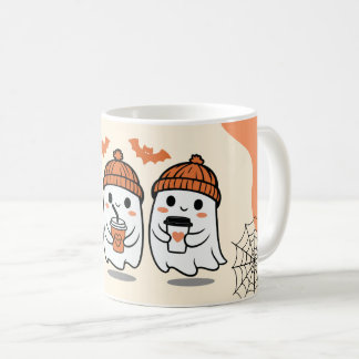 Caneca de Halloween Spooky - Abóbora, Espírito e D