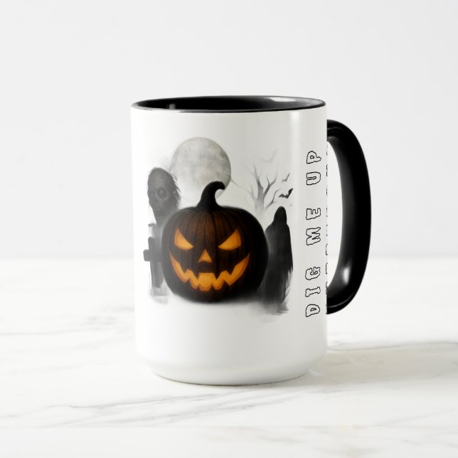 Caneca de Halloween Two Tone (Frente Esquerda)