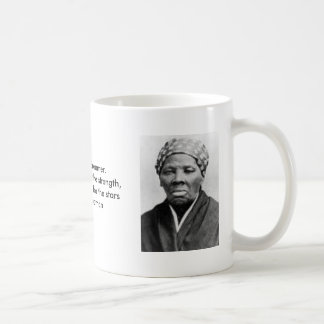 Caneca de Harriet Tubman com citações "ideais"