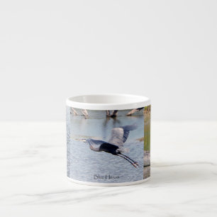 Caneca de Heron espresso azul