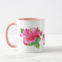 Caneca de Hibiscus Rosa