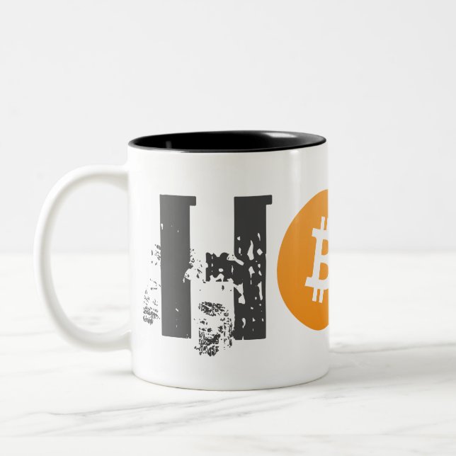 Caneca de HODL Bitcoin (Esquerda)