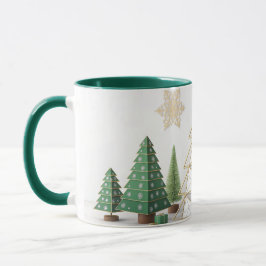 caneca de homem de neve