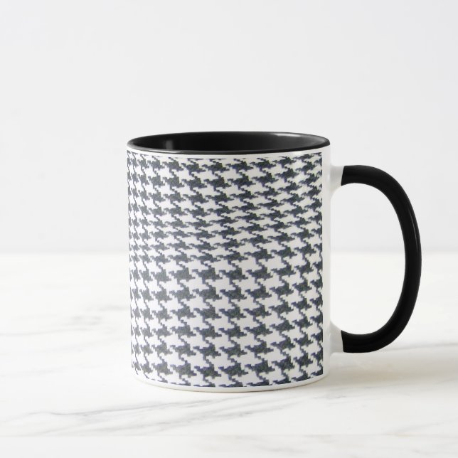 Caneca de Houndstooth por SweetKitten (Direita)