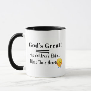 Caneca de Humor Cristão Sassy - Xícara de Café Div
