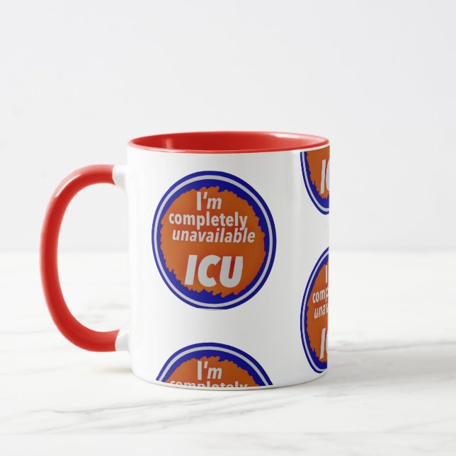 Caneca de Humor de Enfermeira: Eu Vê Você (Esquerda)