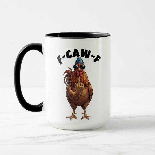Caneca de Humor Personalizada com Frango - Frases  (Esquerda)