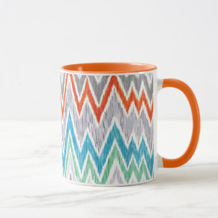 Caneca de Ikat do outono