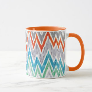Caneca de Ikat do outono