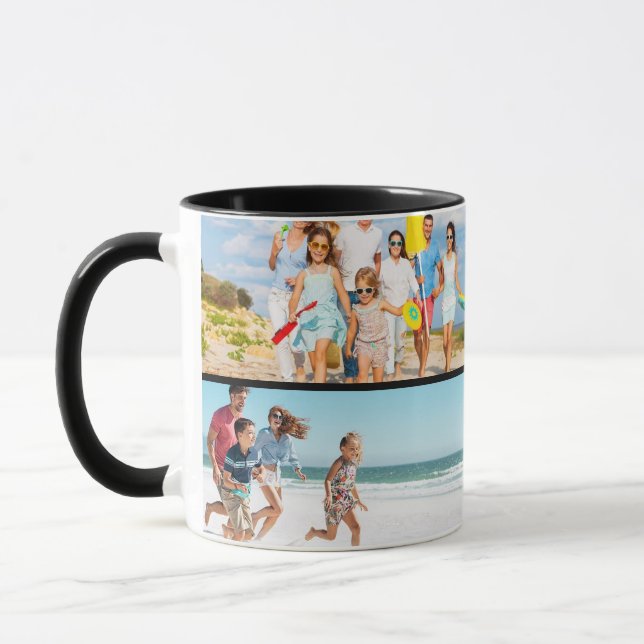 Caneca de Imagem Personalizada com 4 Fotos Present (Esquerda)