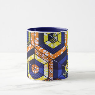 Caneca de Impressão Africana