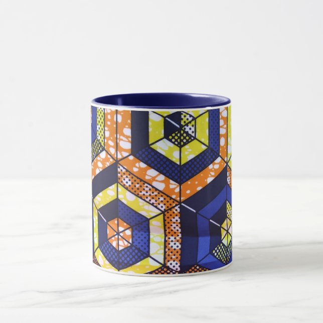 Caneca de Impressão Africana (Centro)