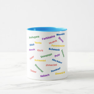 Caneca de Insultos em Iídiche