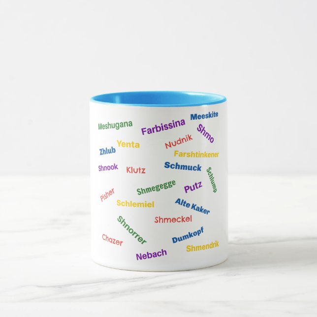 Caneca de Insultos em Iídiche (Centro)