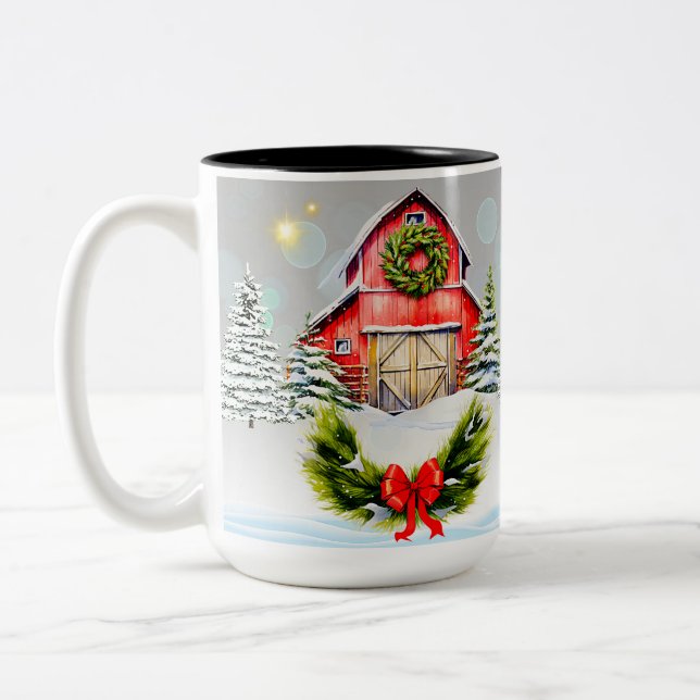 Caneca de inverno/Natal (Esquerda)