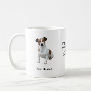 Caneca de Jack Russell - com duas imagens e um