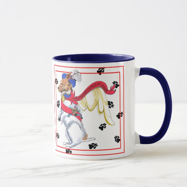 Caneca de Jack Russell dos anjos de Gulliver (Direita)