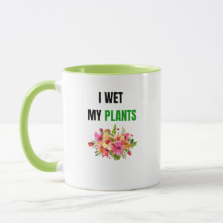 Caneca de jardinagem floral para amantes de planta