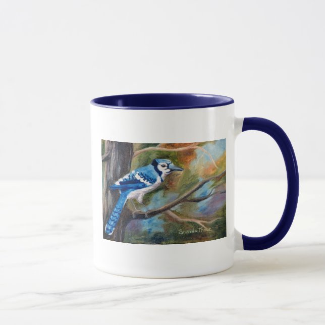 Caneca de Jay azul (Direita)