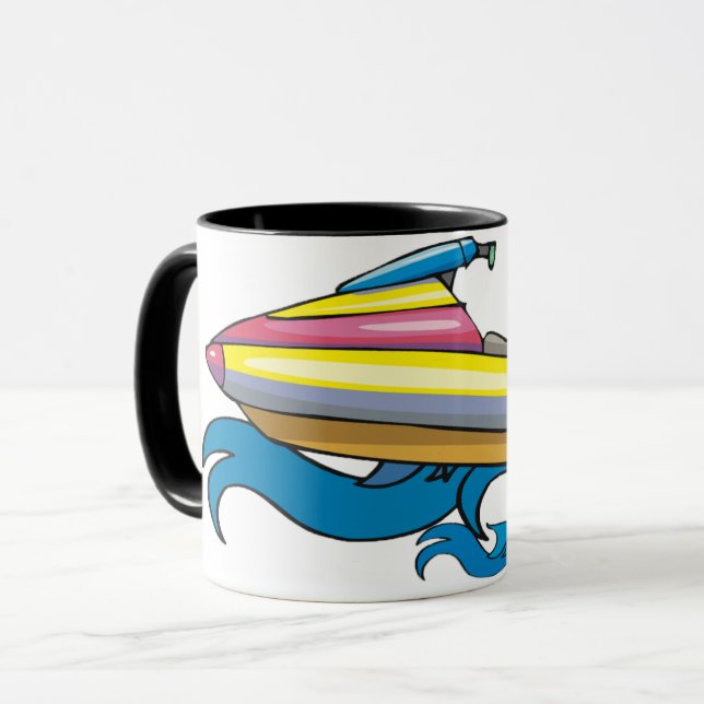Caneca de Jet Ski (Frente Esquerda)