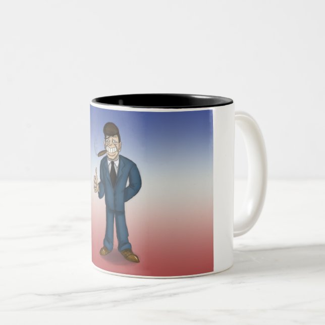 Caneca de JFK (Frente Esquerda)