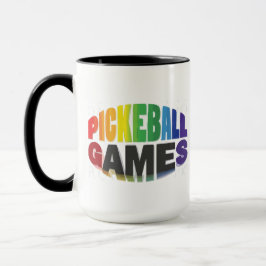 Caneca de jogos de pickleball.