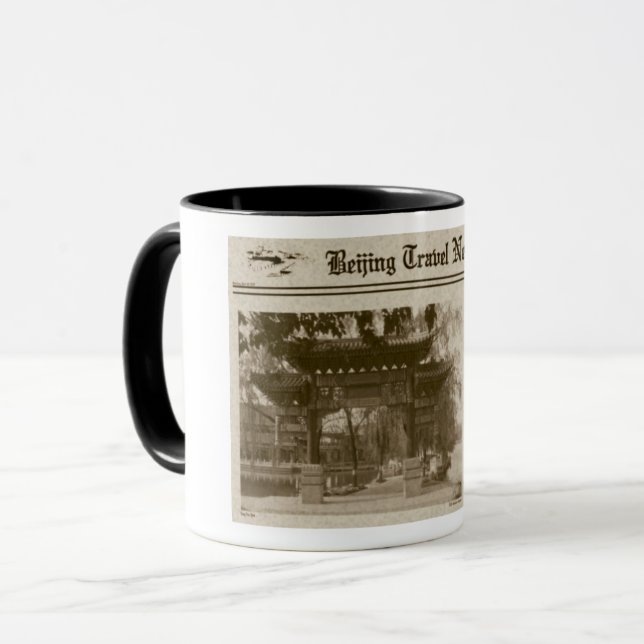 Caneca de jornal (Frente Esquerda)