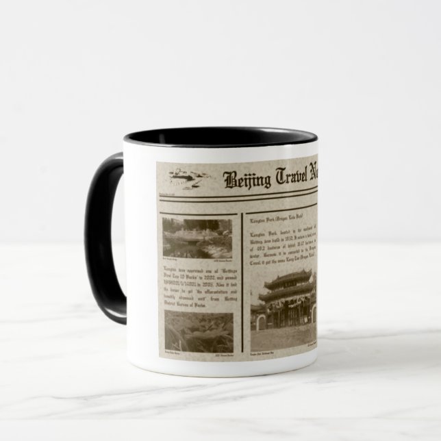 Caneca de jornal (Frente Esquerda)