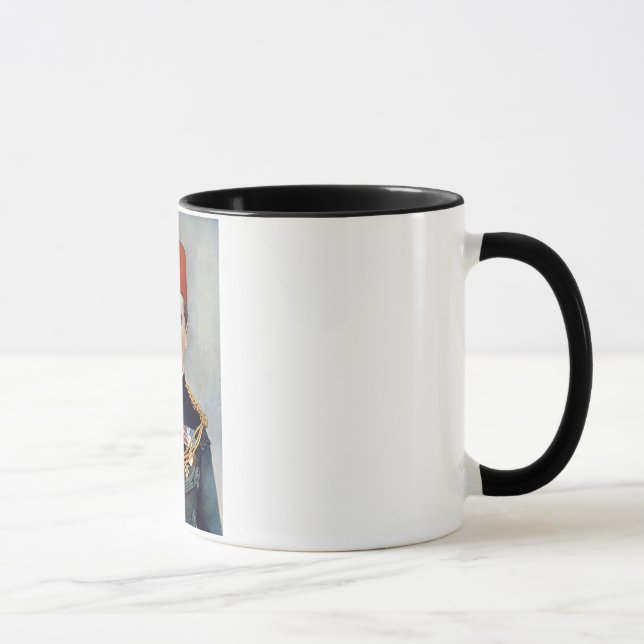 Caneca de Kitchener do homem do bigode (Direita)
