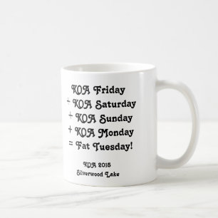 Caneca de KOA 2015 - "terça-feira gorda! "