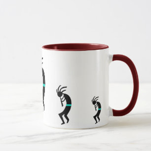 Caneca de Kokopelli -- Jogador de flauta do nativo
