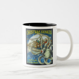 Caneca de Kraken do Natal
