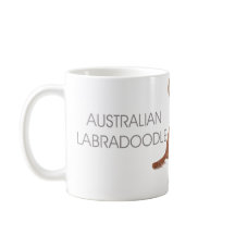 Caneca de Labradoodle do australiano/pintura
