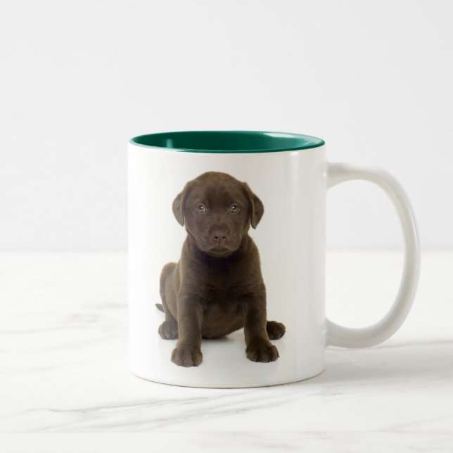 Caneca de Labrador do chocolate (Direita)
