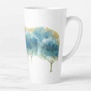 Caneca de Lata Azul Glacial de inverno