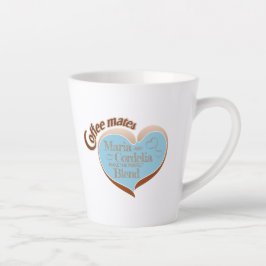 Caneca de latte para companheiros de café